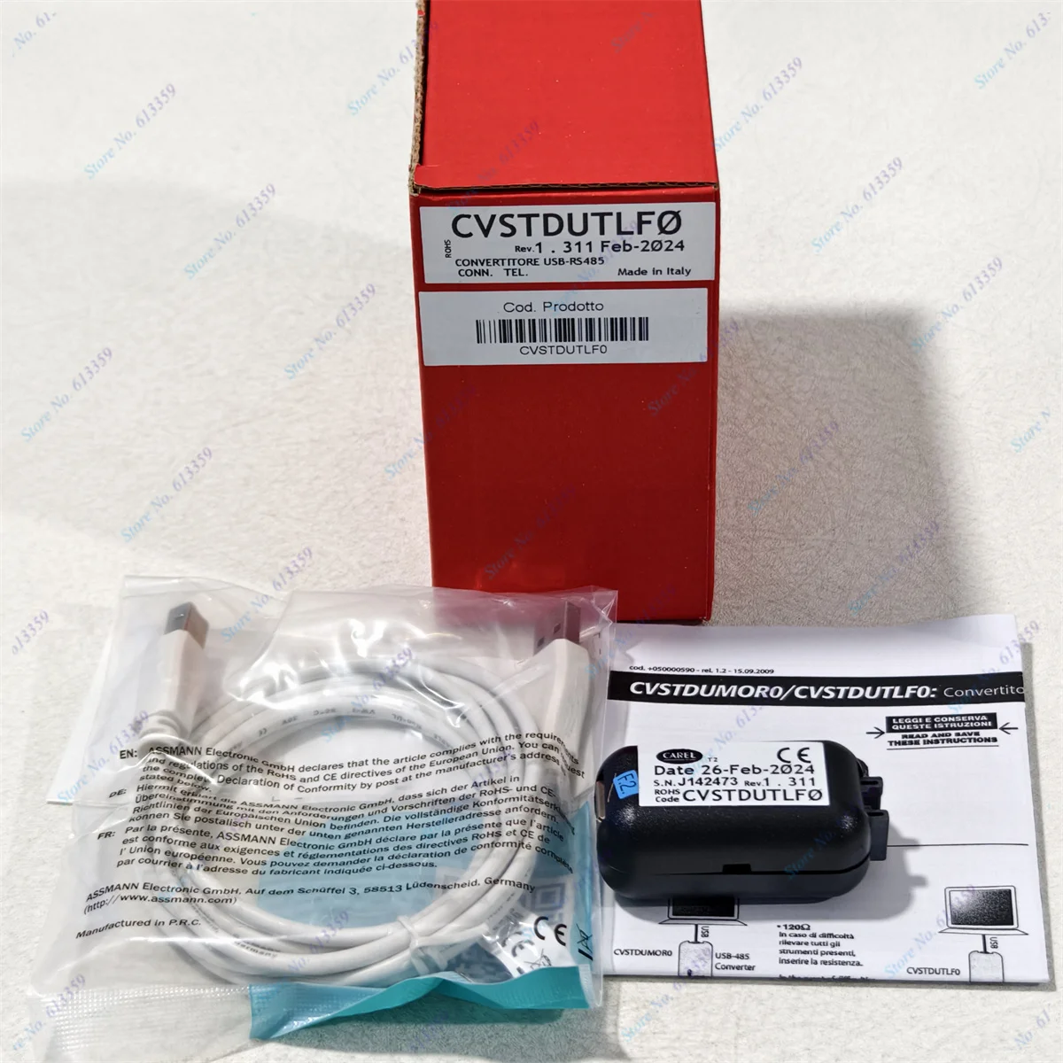 CAREL-محول اتصال حقيقي ، CVSTDUTLF0 ، جديد ، أصلي