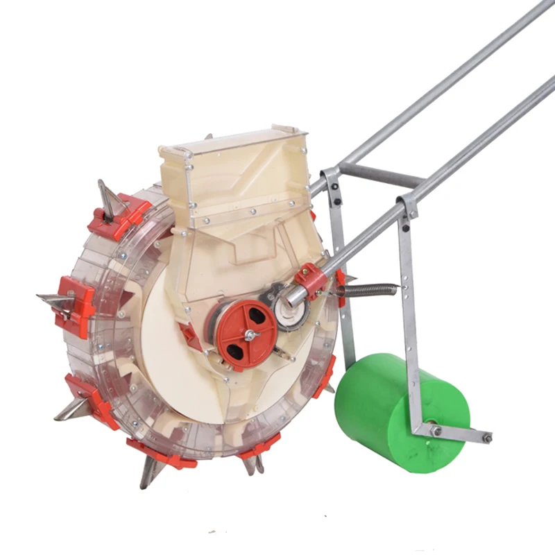 

New hand-pushed roller corn peanut rhubarb carob seeder precision sower on demand multi-function planting machine