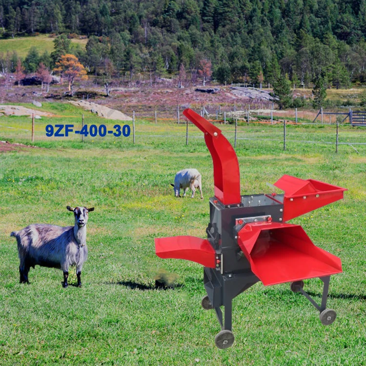 Mini Chaff Cutter Machine Grass Chopper Machine Capacity 0.6-1Ton/H for Feed Animals High Production Machine Chaff Cutter