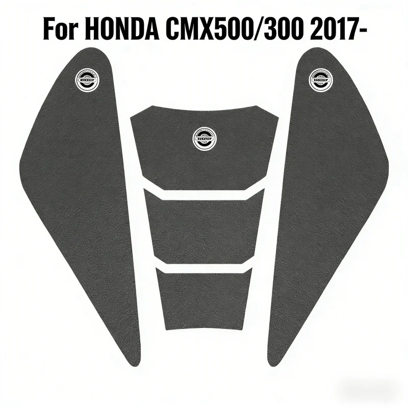 

For Honda Rebel REBEL CMX500 300 2017-2025 MotorcycleTank Pad Anti-Slip FishboneSticker Side Knee Grip Protector Fuel Tank Decal