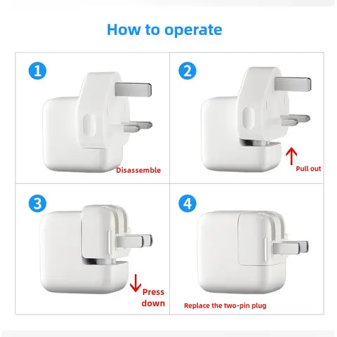 EU US UK AU Plug Converter Portable Wall Travel Charger Adapter for Ipad Magsafe Macbook Laptop Charge Power Adapters Accessorie