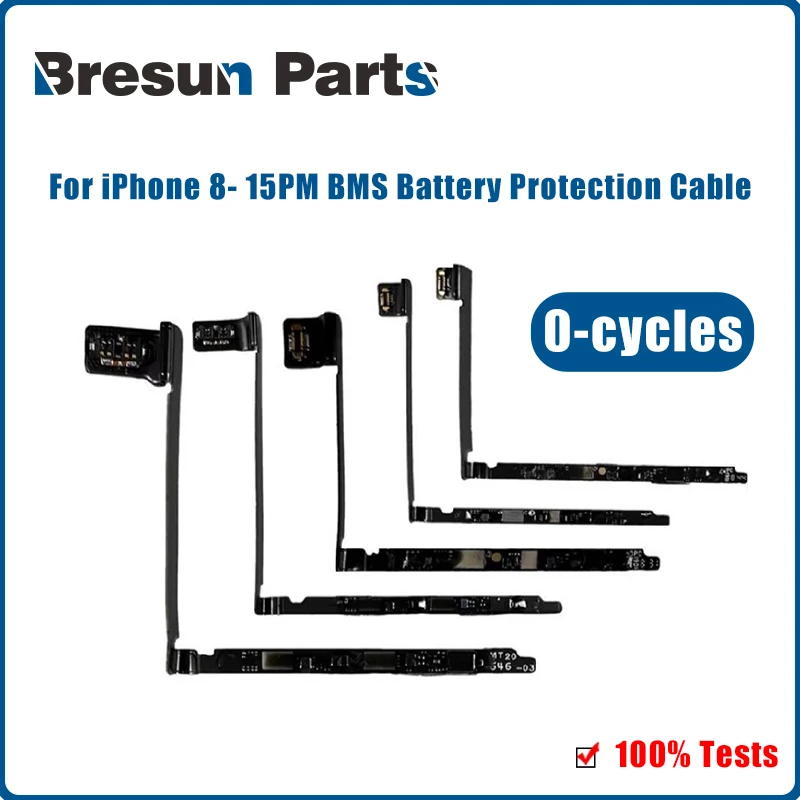 0 Cycle Original Battery Protection Board BMS Cable For iPhone X XS XR 11 12 13 14 15 Pro MAX Plus Mini Phone Battery BMS Cable