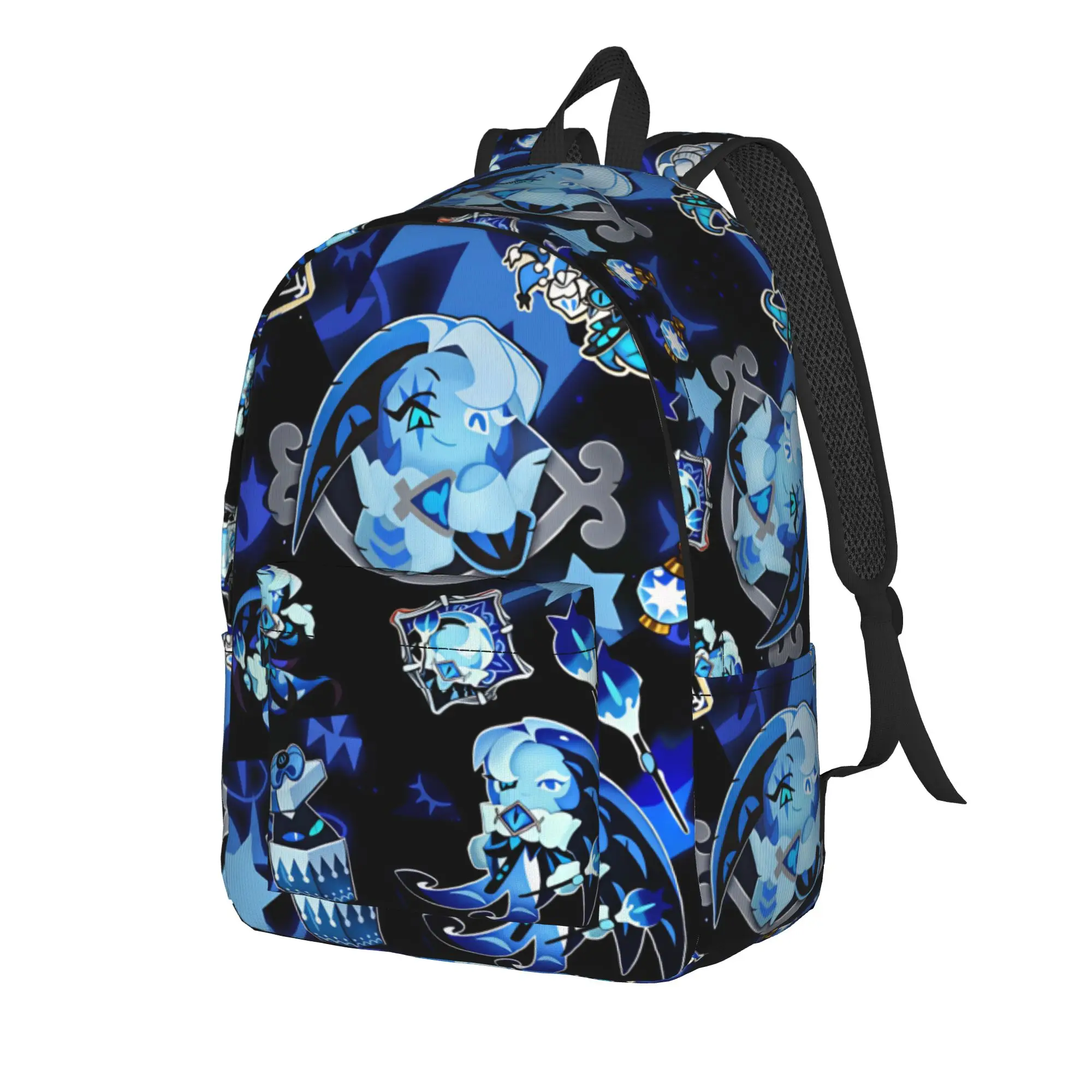 Shadow Milk (2) Backpack Cookie Run Kingdom Sport Backpacks Male Casual High School Bags Colorful Large Rucksack