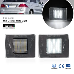 For Benz V177 X166 X156 X247 X253 W166 W167 R172 A GL GLS GLB GLC ML GLE SLK SLC Class Led License Plate Lights Trunk Tag Lamps