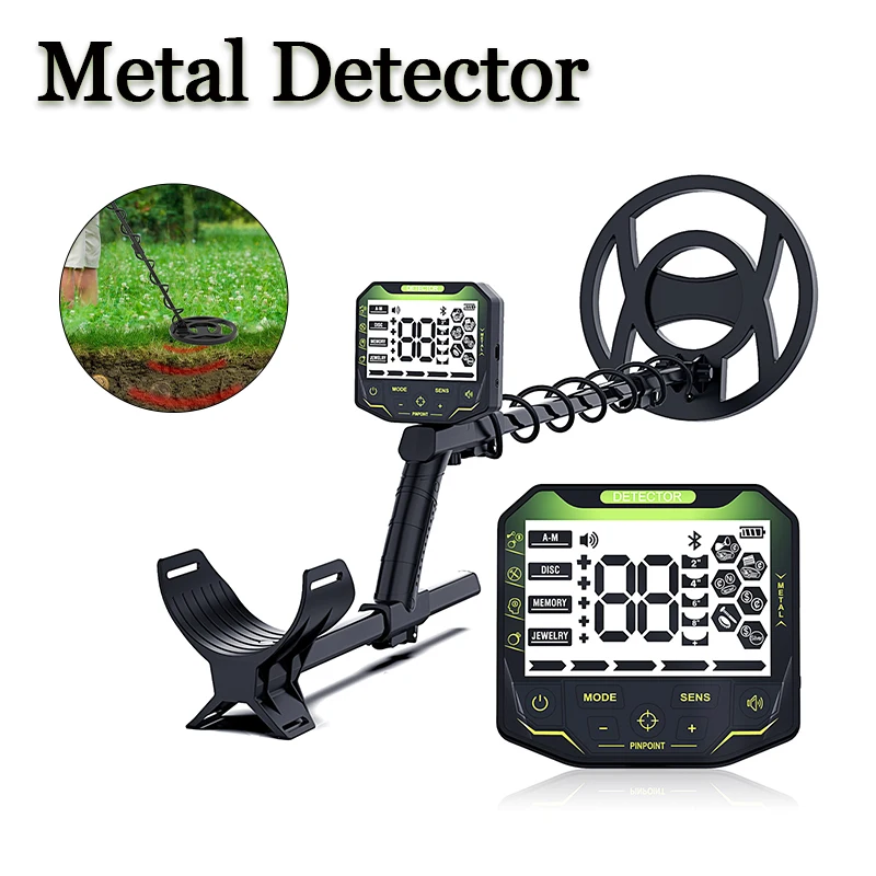 GT972H Metal Detector Professional Waterproof High-Precision Underground Metal Finder Anti-Interference Treasure Hunting Device