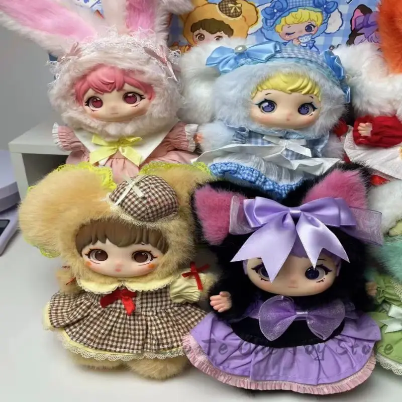 ジユリロリータのブラインドボックス,秘密の庭,お茶会シリーズ,かわいいぬいぐるみ,ミステリーボックス,アクションフィギュア,サプライズバッグ,ペンダント人形のおもちゃ