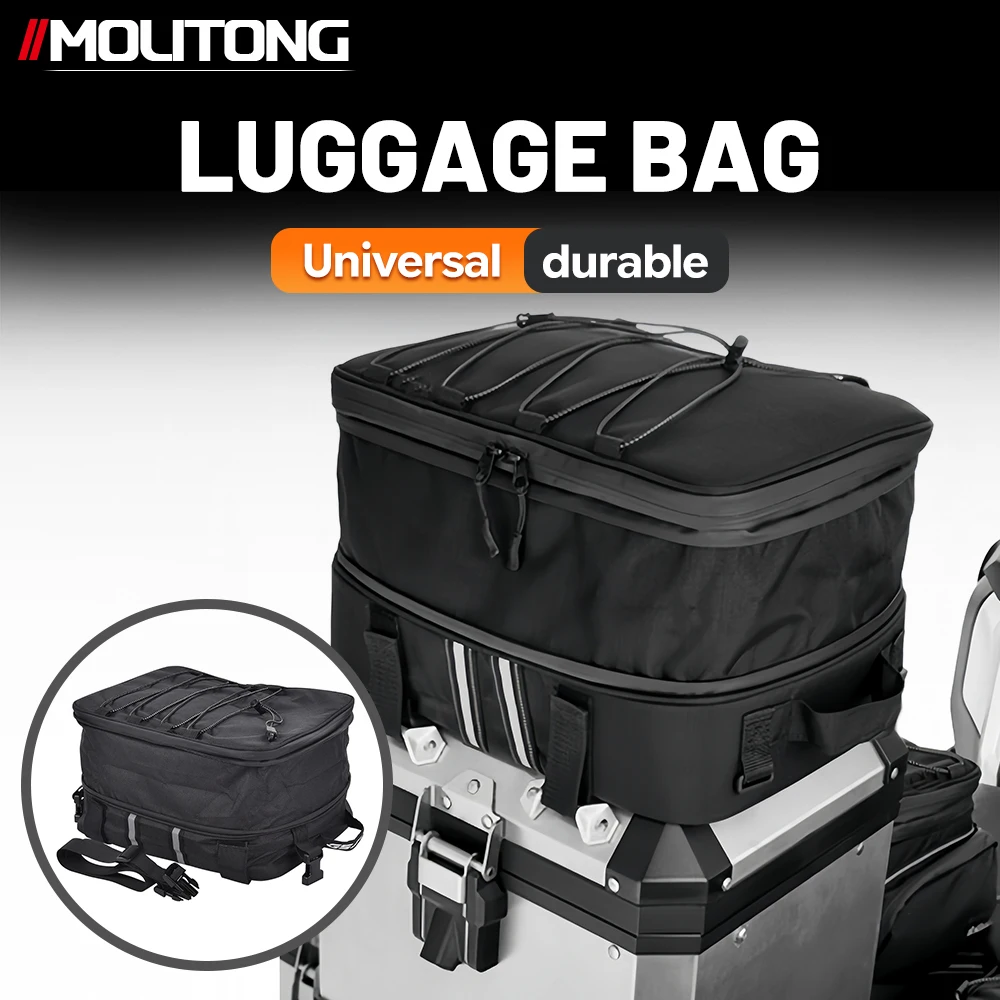Hot Sale Large Capacity Motorcycle Top Luggage Bag for All Original BMW Aluminum Moto Case Waterproof Saddle Pannier Lid Bag