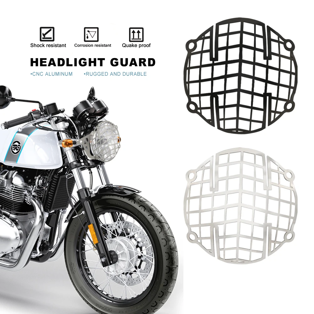 

Lampshade For Royal Enfield Interceptor 650 Continental INT650 GT650 Motorcycle Headlight Grille Protector Guard Cover