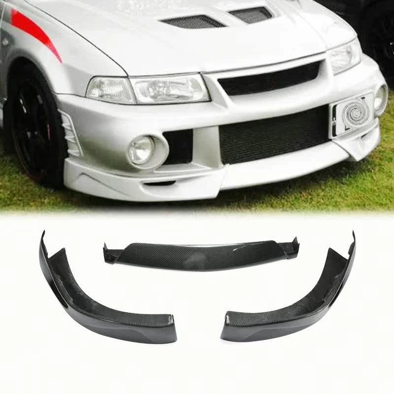 Applicable Mitsubishi Evolution Carbon Fiber Modification Parts Evo6 Generation Front Lip Small Surround Front Lip Front Splitte