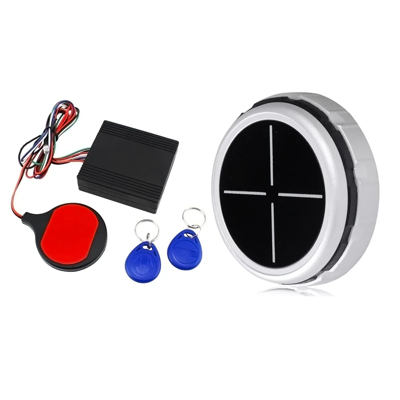 

1Pcs Anti Theft Motorcycle Hidden Lock System with Engine Cut Off Immobilizer Ic Card Alarm Induction & 1Pcs Multimedia Idrive M