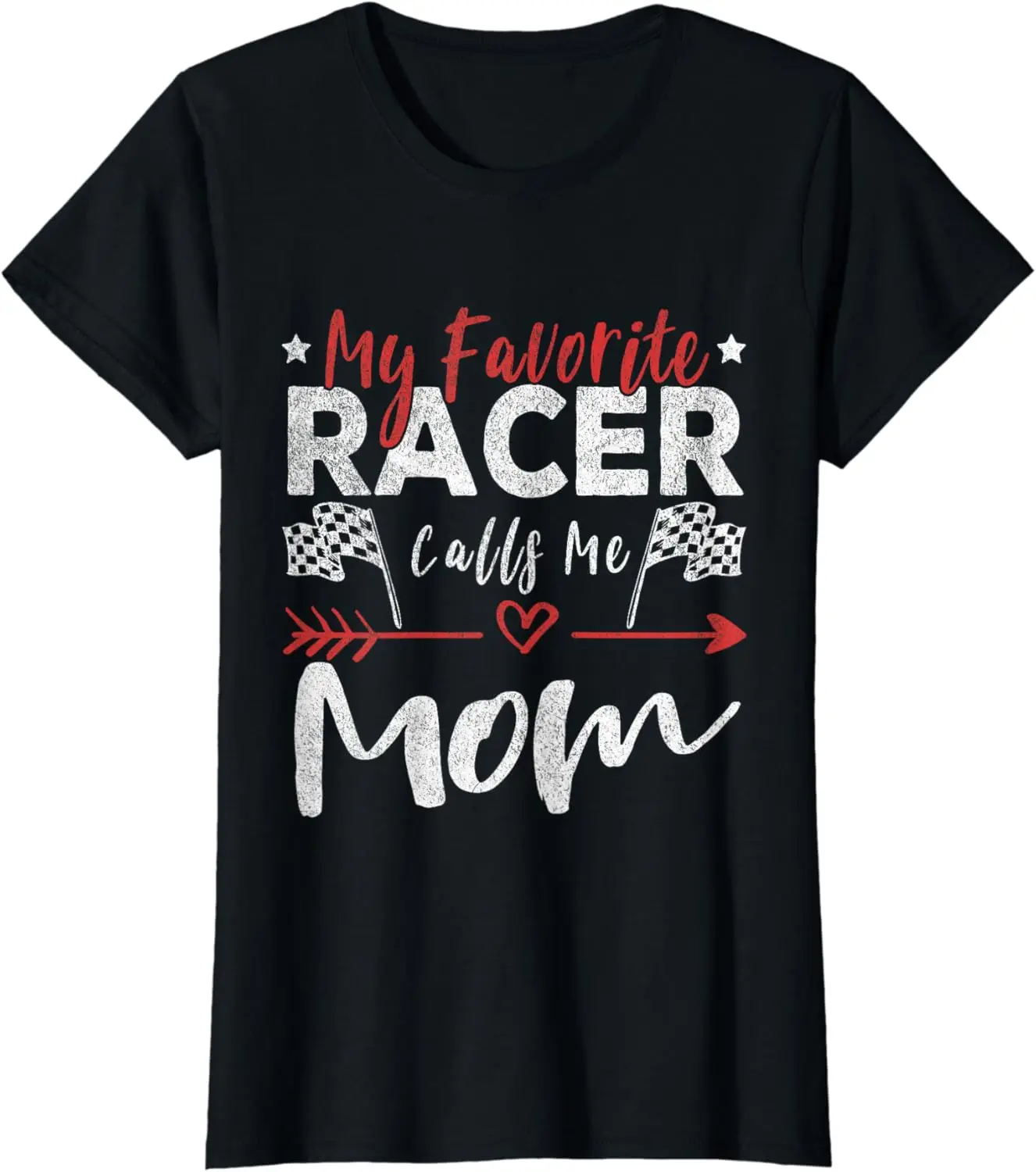 My Favorite Racer Racer Mom 티셔츠, 100% 코튼 스트리트웨어 하이 퀄리티