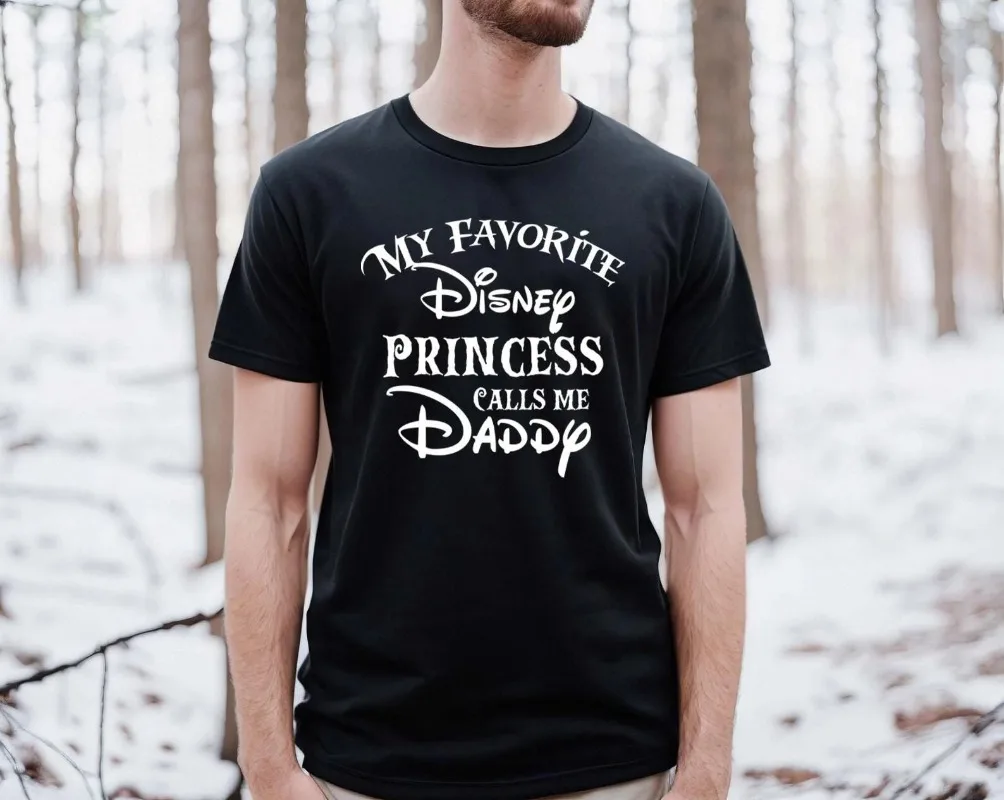 قميص أميرة ديزني المفضلة يدعوني بابا قميص ديزني للرجال قميص ديزني للهالوين قميص عائلة ديزني