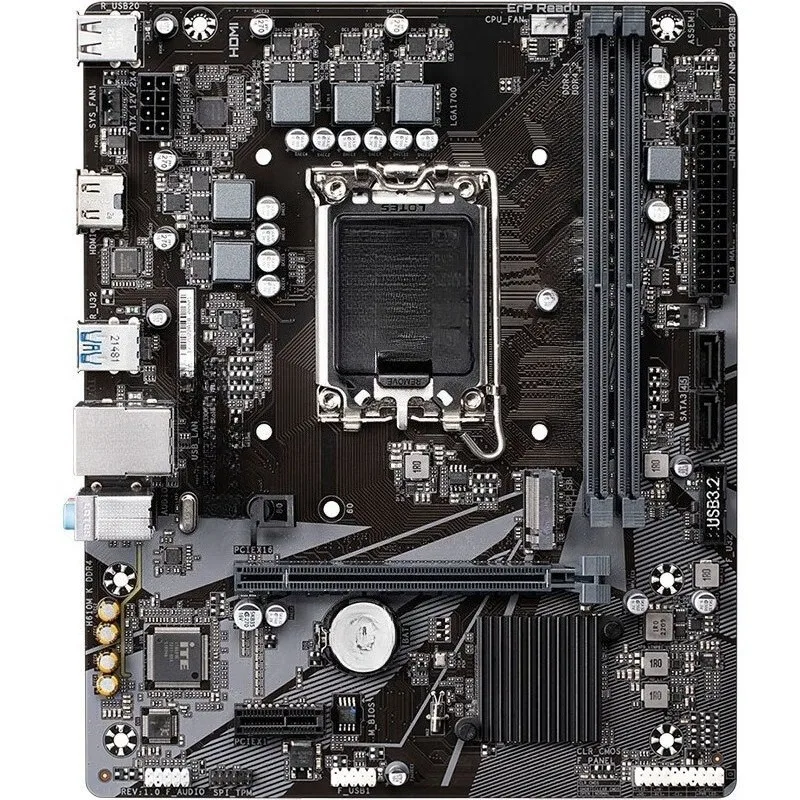 For H610M-K DDR4 Main Board for I3/i5 Support 12/13/14 Generation