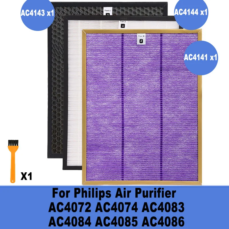 AC4141 AC4143 AC4144 Сменный угольный фильтр HEPA для очистителя воздуха Philips AC4072 AC4074 AC4083 AC4084 AC4085 AC4086