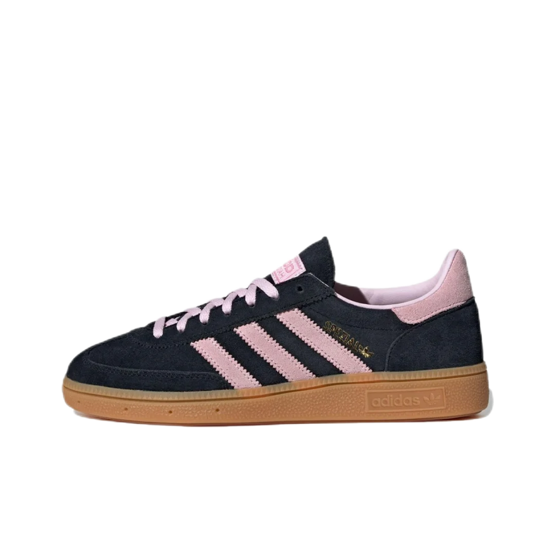 Adidas NEW HANDBALL SPEZIAL LOW Men's and Women's Board Shoes Autumn Retro Sneakers Fashion Athletic Casual Shoes Pink Black