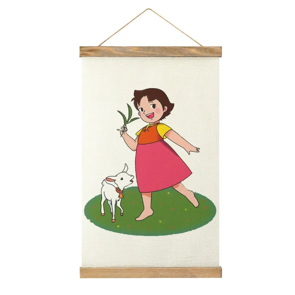 

Canvas Hanging Picture Heidi Cartoon 70s Pillow Creative Humor Graphic Mural Kitchen Picture Hanging Style Hang Pictures