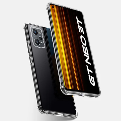 Чехол с подушкой безопасности Realmi GT Neo 3 T, силиконовый чехол для Realme GT Neo 3 T 3 T, прозрачный чехол RealmeGT Neo3T, противоударный чехол-накладка