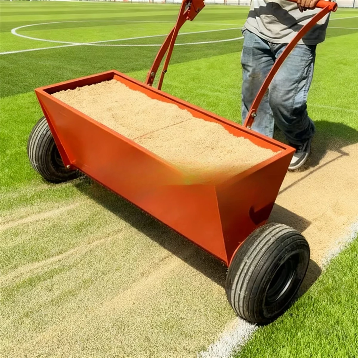 Full top turf sand rubber dropper for spreading filler (sand and rubber pellets) on artificial grass 100 liters