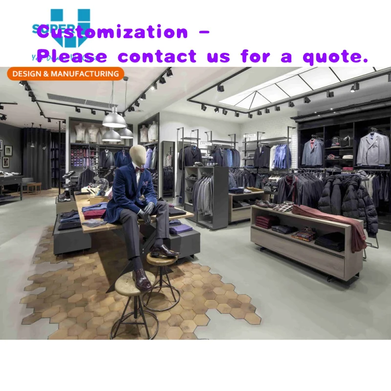 custom.Latest Style Design Coat Leather Pant Man Suit Men Clothes Shop Decoration