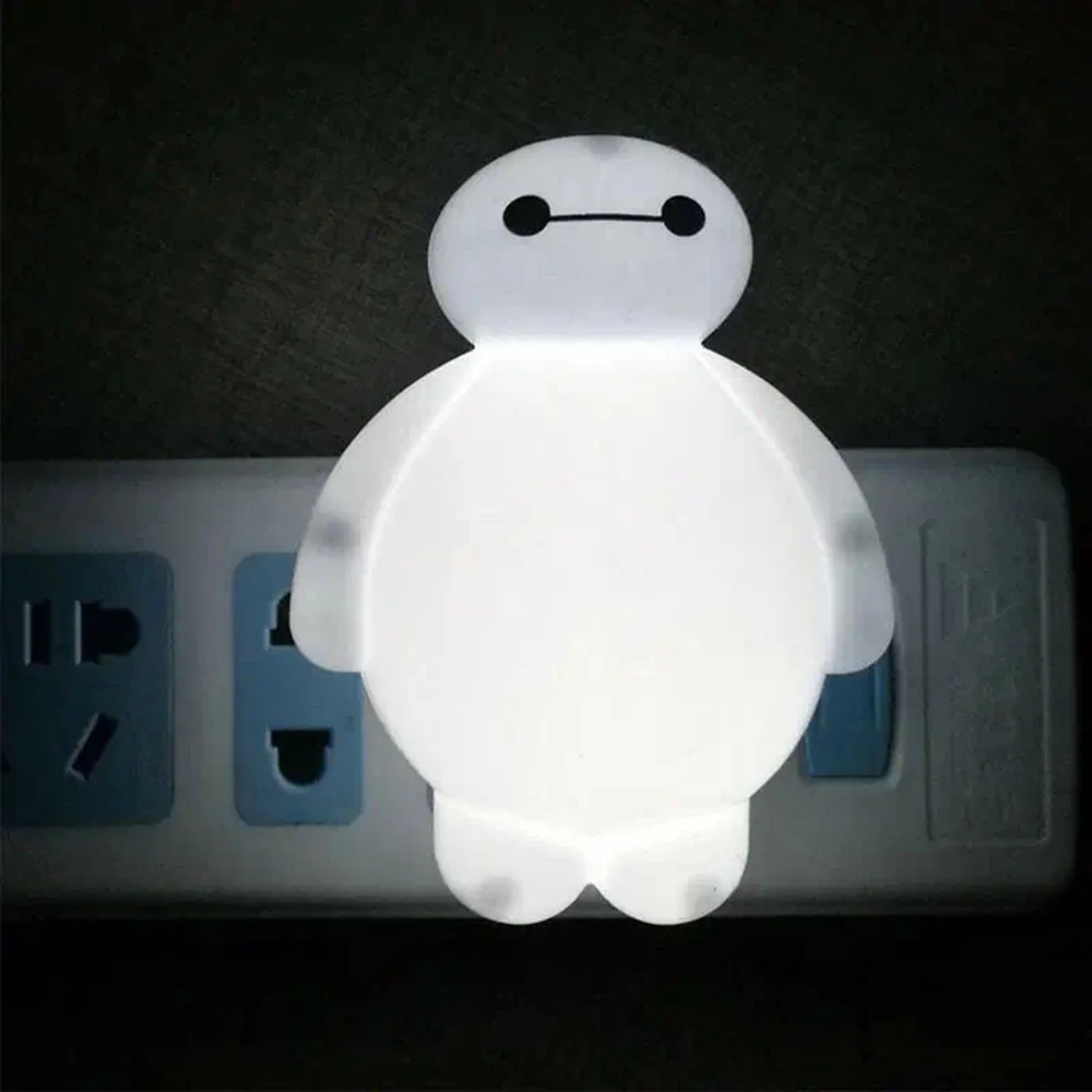 Romantic Creative Night Light Plug-in US Plug Energy Saving Cute Mini Kids Bedroom Birthday Gift Festive Warm Bedside Lamp