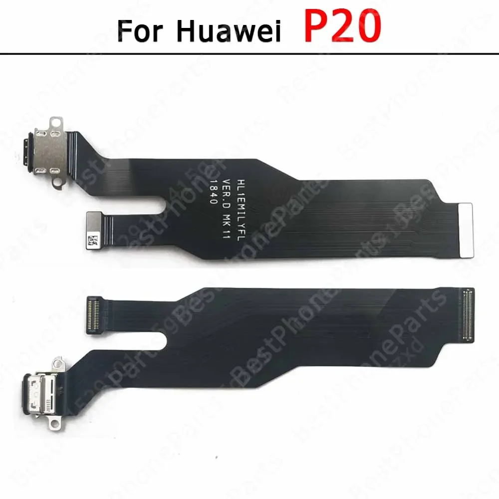 Charging Port Usb Connector For Huawei P20 P10 P9 Plus P40 Lite E P30 Pro Charge Board Pcb Plate Flex Cable Mobile Phone Parts