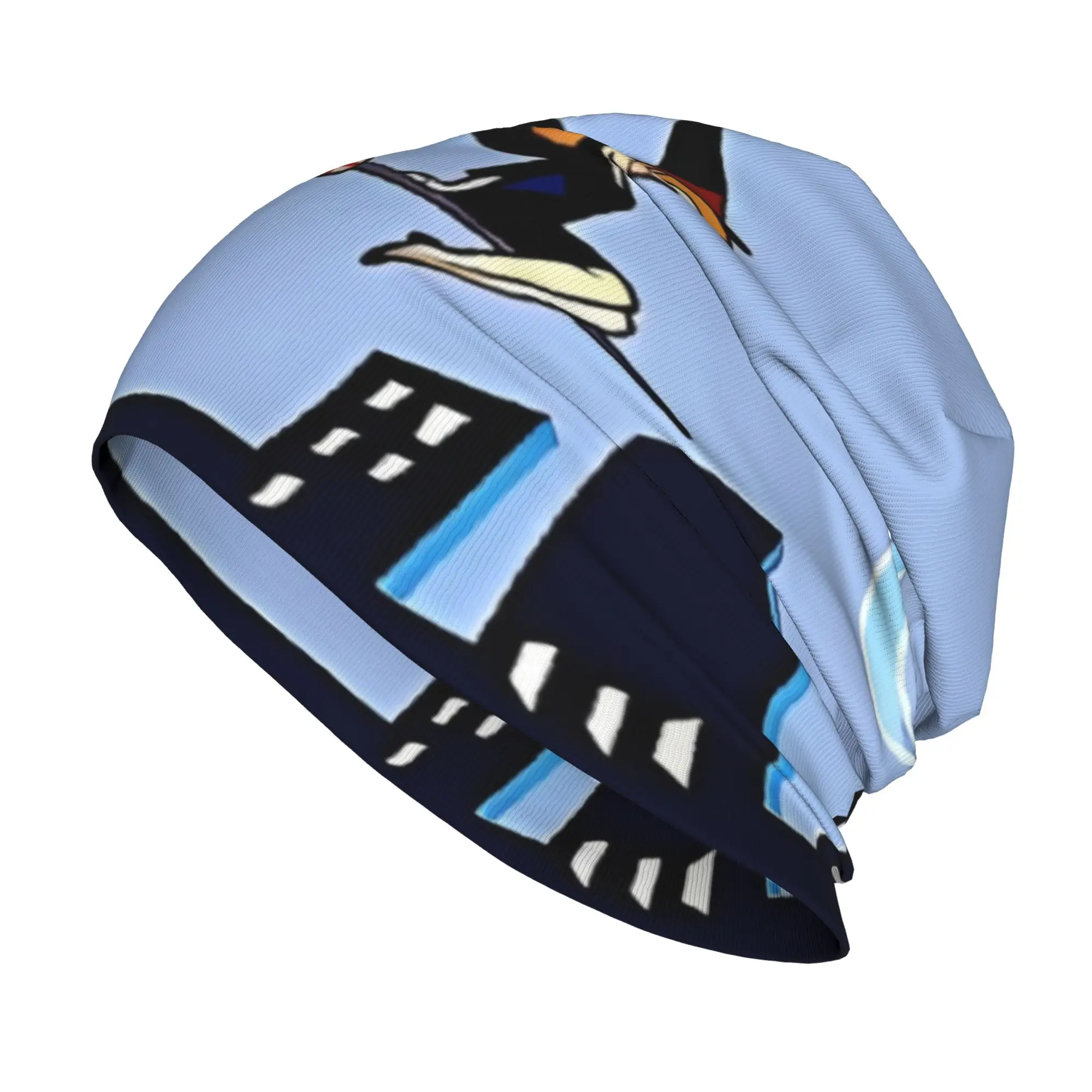 Bonnet Hats Bewitched Men Women's Thin Hat Blue Background Warm Cap Street Skullies Beanies Caps