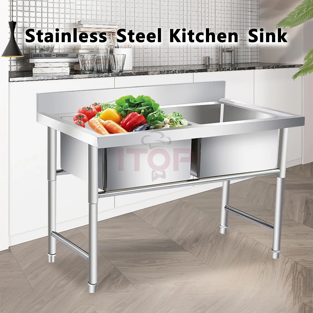 Factory Direct Supply Wholesale Customized Stainless Steel Sink For Prep Kitchen