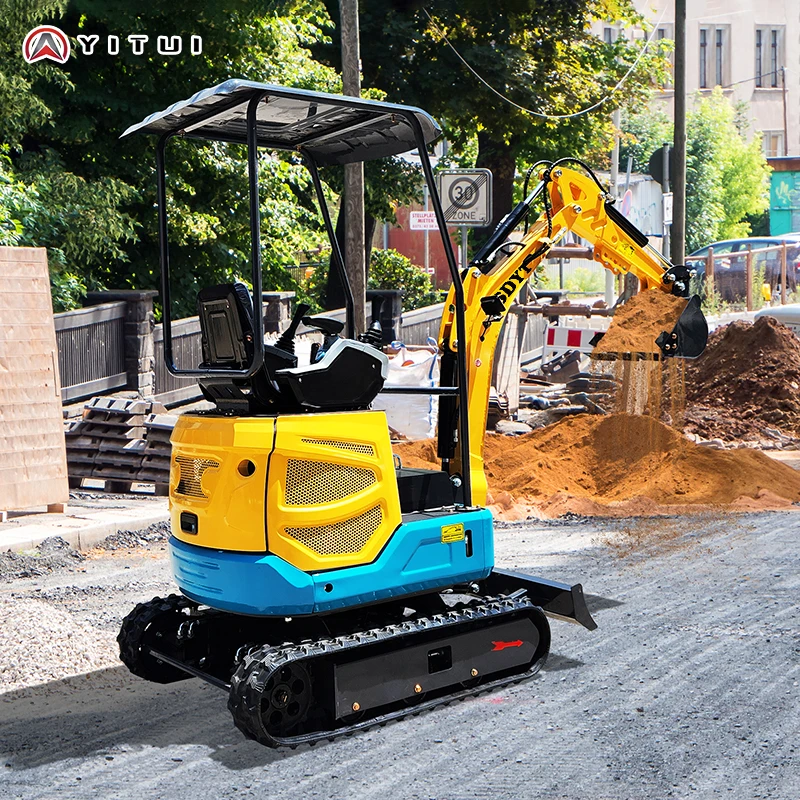 Factory Direct Sale Of 1.2 Ton Mini Excavator Ce Epa Euro 5 Fast Delivery For Multi-Scenario Use Customized Mini Excavator
