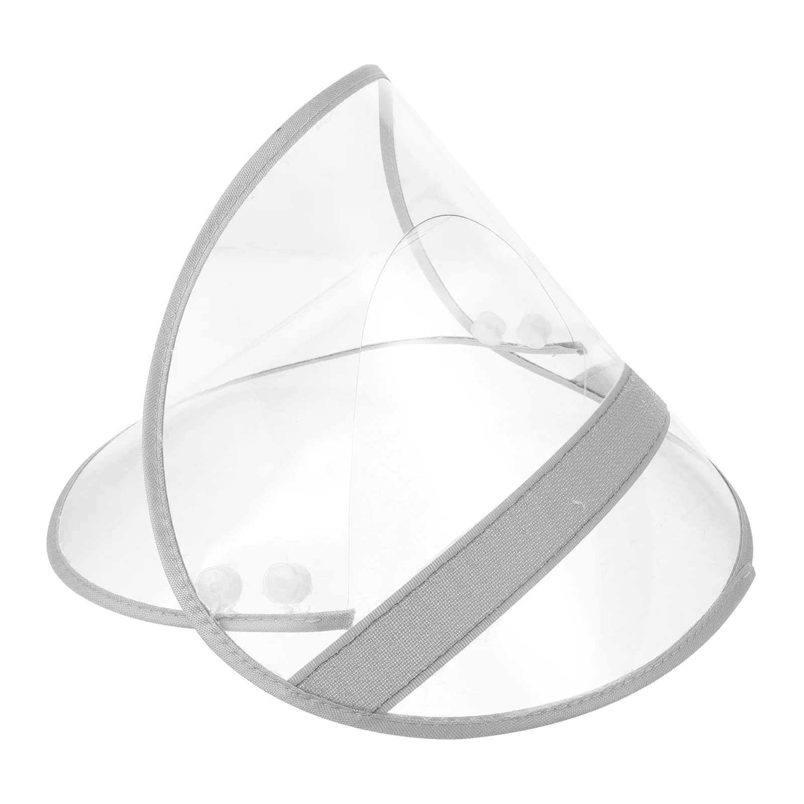 

Rainproof Hat Accessories Transparent Cap Brim for Poncho Hood Plastic Shield Raincoat Face Protector
