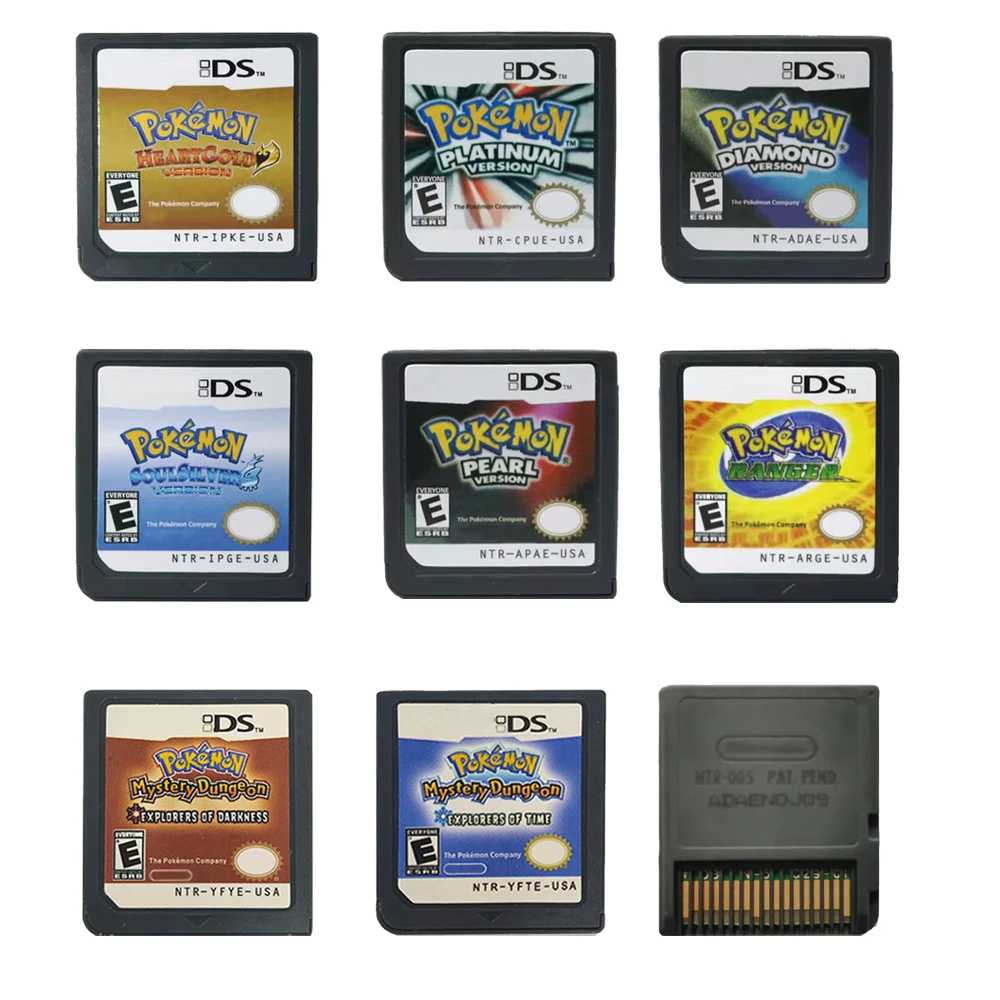 

Игровой картридж серии DS Diamond Platinum Pearl HeartGold SoulSilver NDS