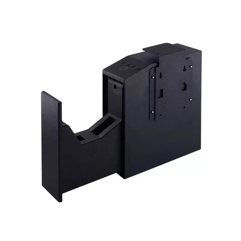 Car Handgun Safe, Quick Access Biometric Pistol Safe With Fingerprint, Passwod ,Key, Auto-Open Rapid Response Gun Safe For Vehi