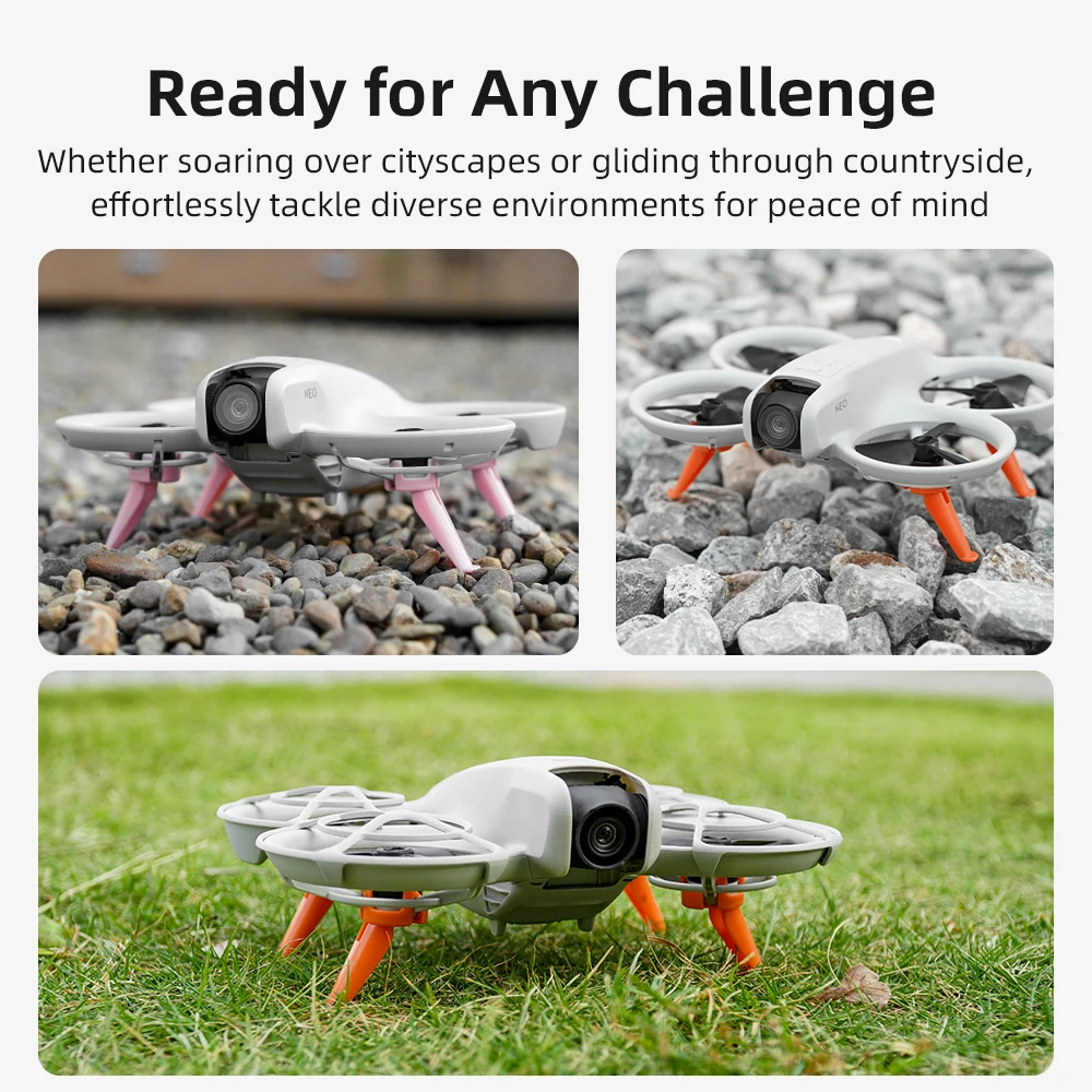معدات الهبوط BRDRC لطائرة DJI NEO Drone تدعم الجسم وتمديد الساق واقية للقدم ملحقات دعامة سريعة الإصدار