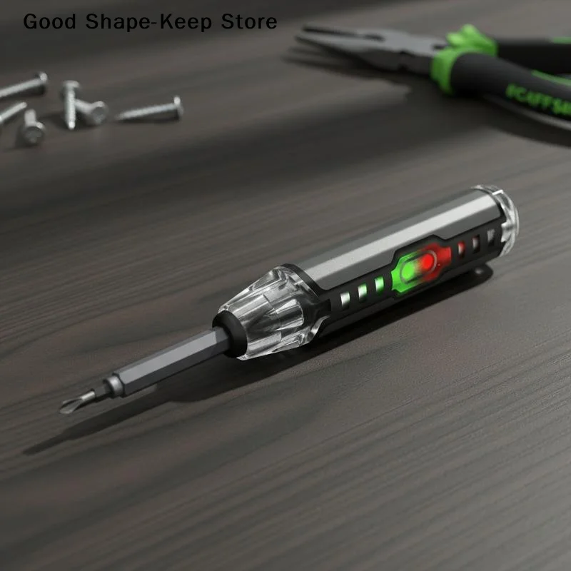 dailyCompact Multi Magnetic Screwdriver Voltage Tester Pen Zero Line Induction Tool Perfect for DIY Handyman Home Repair Use