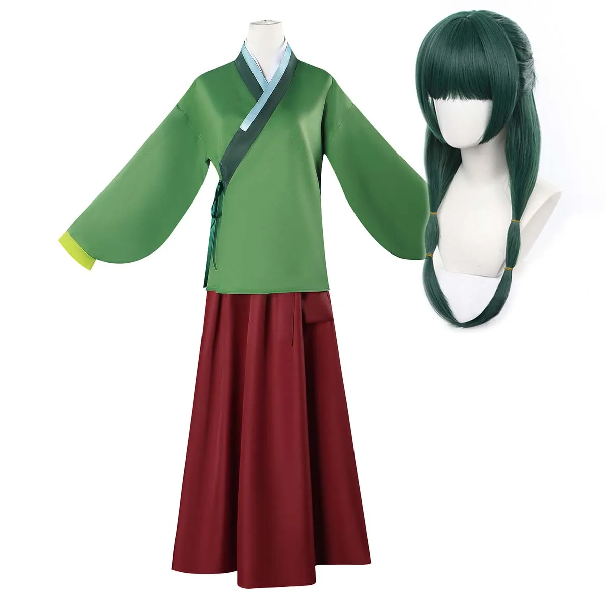 festa-de-halloween-the-apothecary-diaries-cosplay-maomao-cosplay-peruca-fantasia