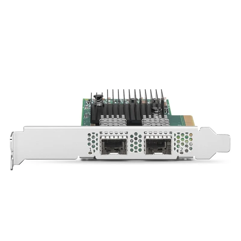 MCX4121A-XCAT CX4121 CX4111A Mellanox ConnextX-4 Placa Ethernet de 25 Gigabit PCI-E 3.0 NIC com módulo transceptor 25G