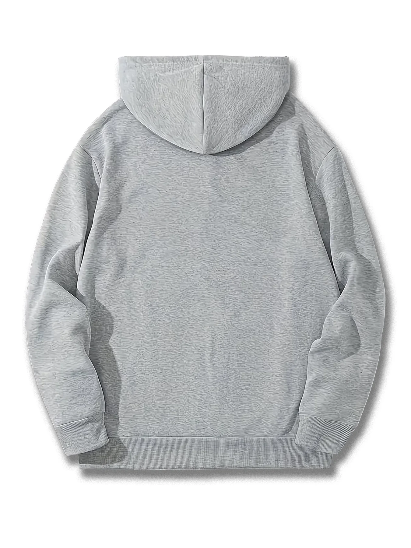 Women's loose-fitting hooded long-sleeved drawstring kangaroo pocket pullover hoodie, casual street style, autumn daily wear