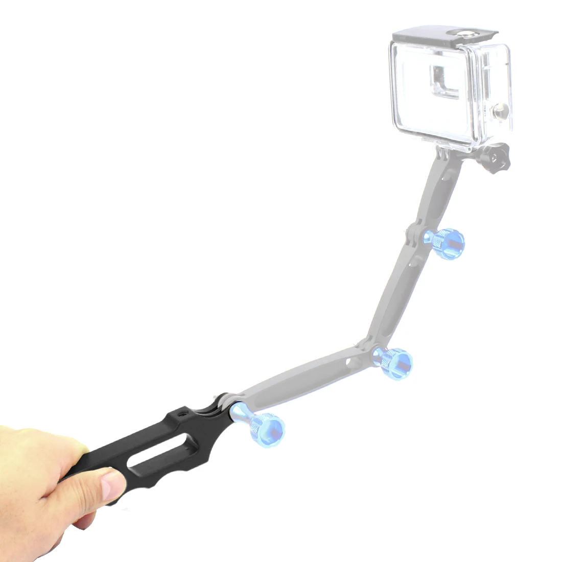Handheld Grip Selfie Stick Bracket Pole M5 Thumb Screw for Gopro 13 DJI Osmo 360 Action 5pro Pokect 3 Insta360 X5 Camera Stand