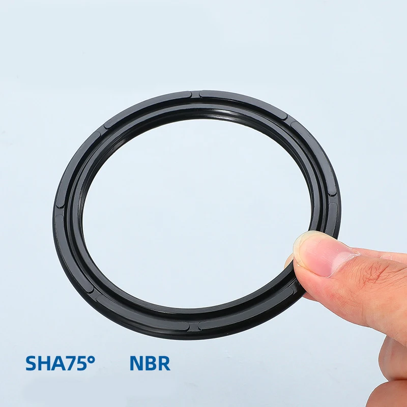 NBR SC Cylinder Seal, COP Type Bidirectional Piston Sealing Ring, Pneumatic, Air Seal, Cylinder Wear-Resistant Rubber Pad