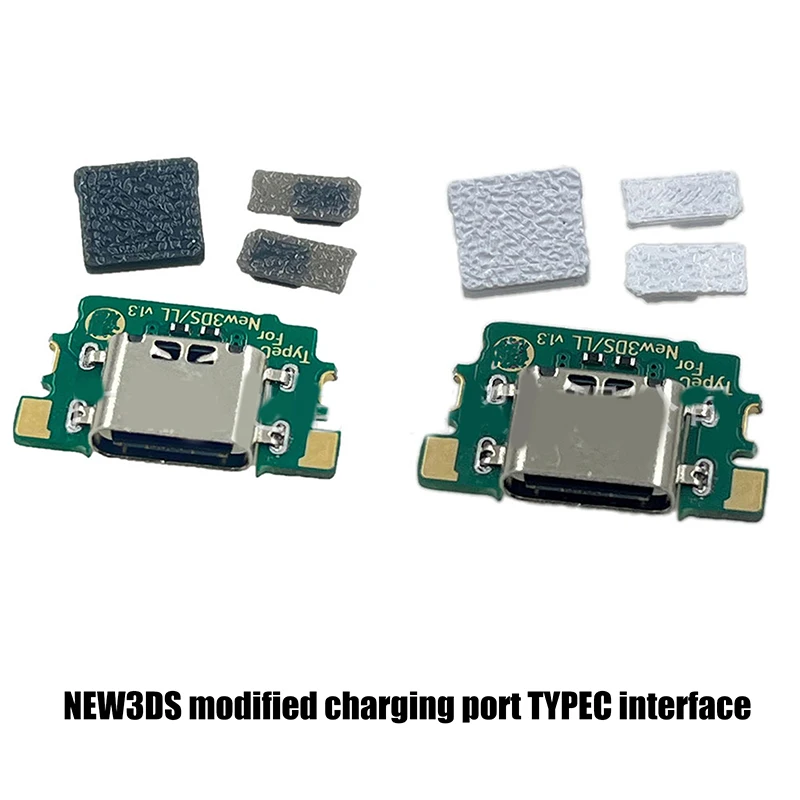 1SET USB-C USB Type-C Charging Port And Headphone Port For GBA SP GBM 3DS 3DSXL NEW3DSXL PSV1000/2000 Replacement Socket