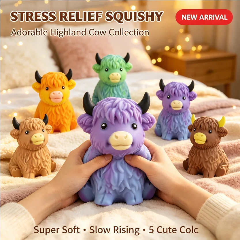 Niuniu Pinch Music Children's Stress Relief Toy with Ventilating Design High Mountain Maltose Flour Creative Educational Toy for