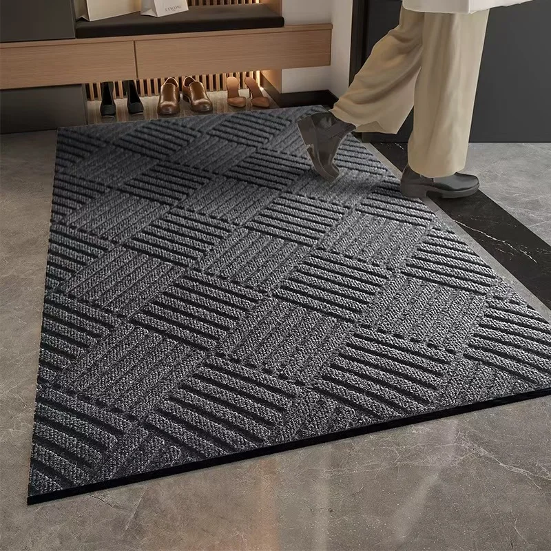 Diamond pattern floor mat into one work eight, three public relations carpet non-slip floor mat full carpet can be cut