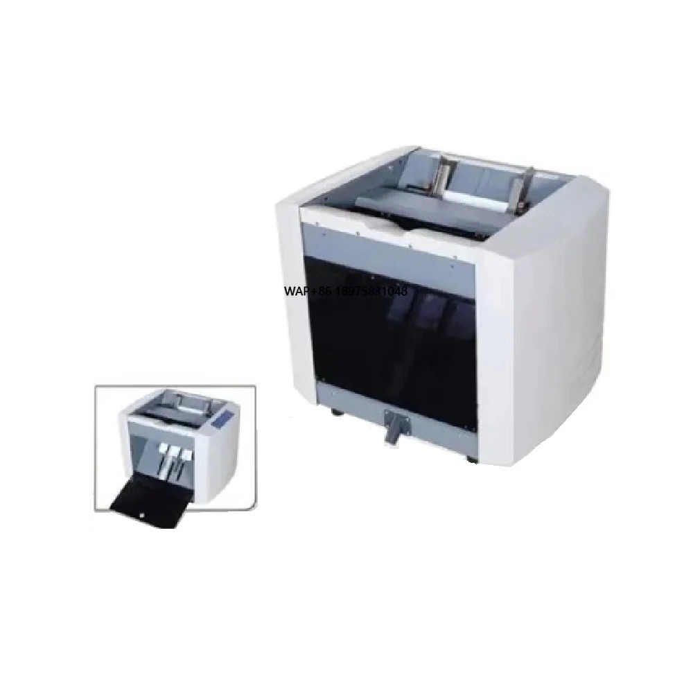 Automatic Booklet Maker A3 Catalog Folding Machine A4 Staple Binding Brochure Staple Saddle Stitch for Book Printing Shop
