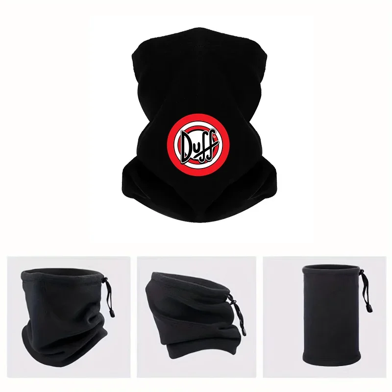 Duff Beer red circle white target Men Outdoor Scarf Mask Neck Gaiter Hat Women cap Headgear Windproof Keep Warm Winter Multifunc