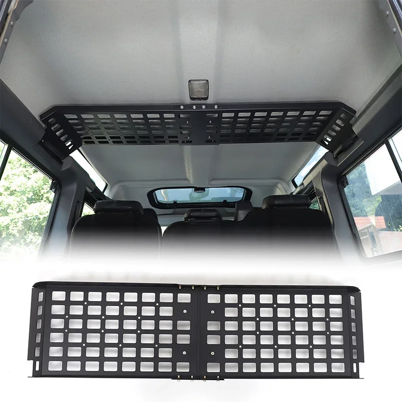 Aluminum Alloy Black For Land Rover Defender 90 110 2004-2018 Car trunk roof tool rack car interior modification accessories