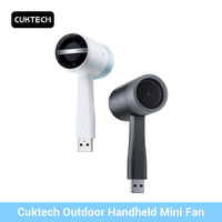 Cuktech Portable Handheld Fan Ourdoor Mini Fan Strong Wind 3-speed Turbocharged Ice-sensing Hurricane USB-A Work With Power Bank