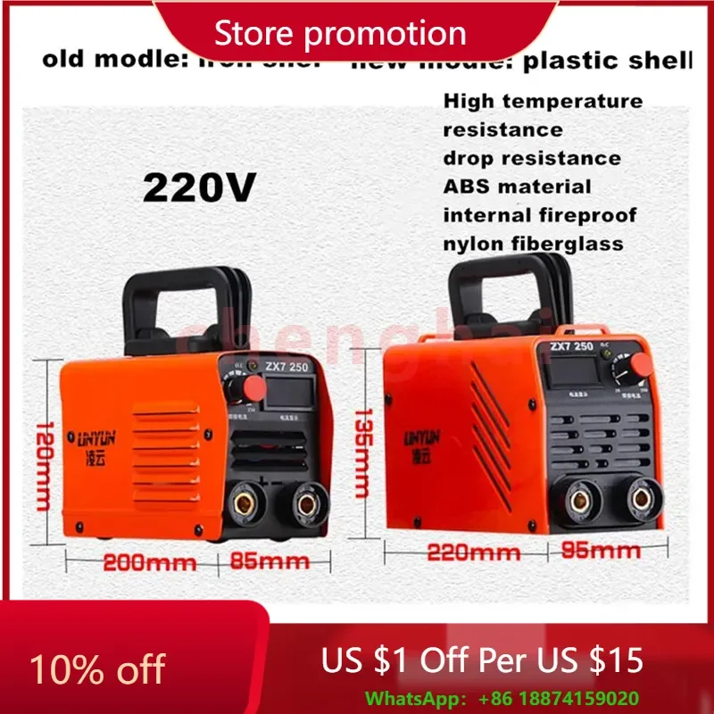 

wholesale 1 PC ARC IGBT Inverter Arc Electric Welding Machine 220V 250A MMA Welders for Welding Working Electric Working Power