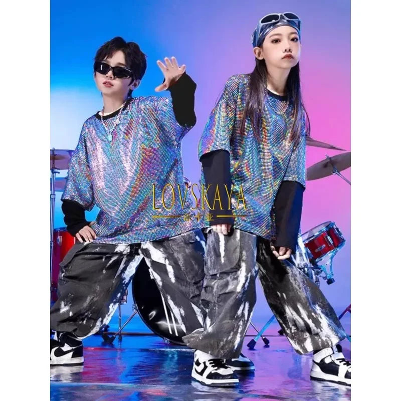 

Jazz dance hip-hop and walking show stage costumes street dance sequin performance costumes