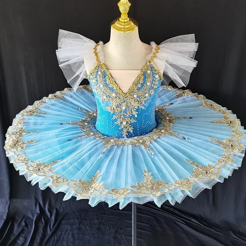 

Professional Ballet Tutu Children Kids Pancake Platter Tutu Ballerina Party Dress Adult Women Girls Ballet Dance Costumes