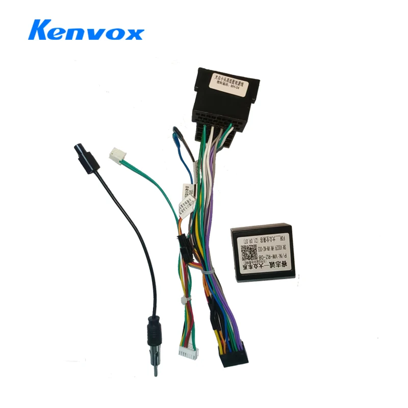 Radio de coche android Canbus Box Decoder para VW Golf 5/6/Polo/Passat/Jetta/Tiguan, arnés de cableado de 16 Pines, Cable de alimentación