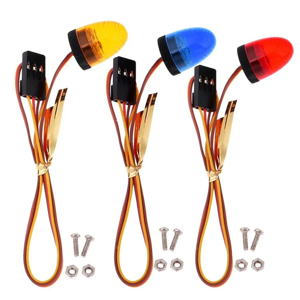 1/14 Światła Flash Akcesoria Zestaw stroboskopów do samochodu RC Axial SCX10 D90